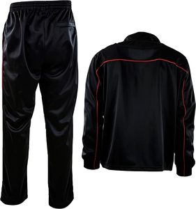 Ensemble de survêtement d'été à motif solide pour hommes avec poche arrière zippée - Product Image 2