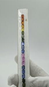 Zafiro Multicolor Pulido Natural, Corte Octogonal 5x7mm, Piedra Suelta de Alta Calidad - Product Image 3