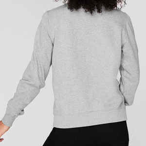 Sweat-shirt personnalisé en molleton de coton avec Logo imprimé numérique de haute qualité pour femmes, col ras du cou, grande taille, 2023 - Product Image 5