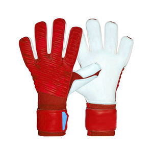 Offre Spéciale professionnel Football Football gardien gants haute qualité en cuir de protection Latex tricot gardien gants - Product Image 3