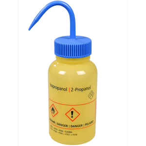 ขวดพลาสติกทรงกลมปากกว้างสำหรับห้องปฏิบัติการ พร้อมหูจับตามหลักสรีรศาสตร์ ใช้งานง่าย พร้อมลายพิมพ์ Burkle GmbH - Product Image 1