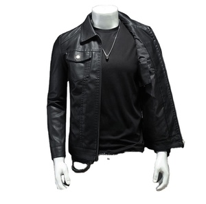 เสื้อแจ็กเก็ตหนังวัวสำหรับผู้ชายสีน้ำตาลย้อมสีคุณภาพสูงเสื้อแจ็กเก็ตสำหรับรถจักรยานยนต์หนังวัวพร้อมกระเป๋าและขนาดตามสั่ง - Product Image 5