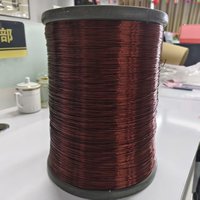 Alambre de Aluminio Revestido de Cobre Esmaltado ECCA QZY-2/180, 30% Cobre, Especializado para Motores de Generadores