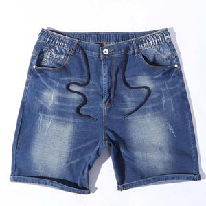 Short en jean décontracté d'été pour hommes OEM Production sur mesure Tissu en coton respirant Marque privée Marque de marque Logo Lumière d'impression - Product Image 2