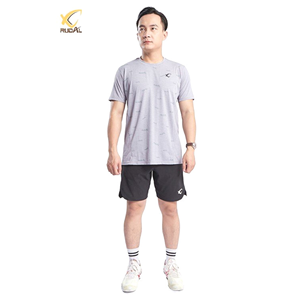 เสื้อกีฬาแขนสั้นผู้ชายเสื้อออกกำลังกายฟิตเนสเสื้อกีฬาแขนสั้น002- - Product Image 1