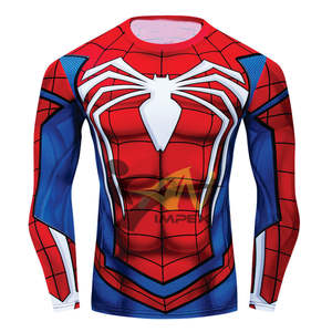 Haute qualité conception personnalisée Compression Gym chemises surf à manches longues UV BJJ Spandex Rashguard MMA sublimé hommes Rash Guard - Product Image 1