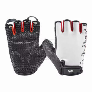 Custom Sport Workout Training Body Building Fitness Palm Fit Guantes Levantamiento de pesas Medio dedo Guantes para gimnasio - Product Image 1
