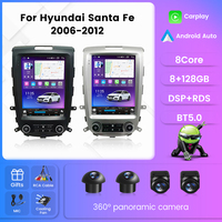 MEKEDE TS Android autoradio lecteur de système Audio WIFI 4G prise en charge DVR DSP TMPS pour Hyundai Santa Fe 2006-2012