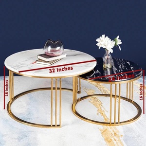 New Square Shape Luxury Side <b>Table</b> with Marble Top Modern Marble coffee <b>table</b> modern luxury marble <b>table</b> <b>round</b> marble center - Product Image 6