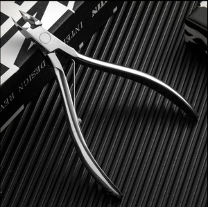 Coupe-cuticules professionnel en acier inoxydable, ciseaux à ongles courbés, outil de manucure à mâchoires larges - Product Image 2