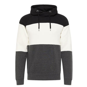 Sudaderas con capucha de invierno de lana de algodón 100% para hombre, ropa de calle personalizable teñida lisa con cordón, moda - Product Image 2