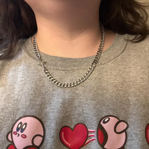 Collier en argent sterling 925 avec pendentif étoile, collier à chaîne élégant pour unisexe - Product Image 1