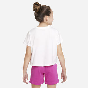 Top corto para niña, camisetas personalizadas de color de media manga con cuello redondo, ropa de moda, Camisetas estampadas para niñas - Product Image 2