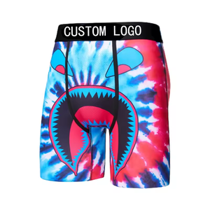 Gran oferta, ropa interior de grafiti por sublimación de pierna larga, calzoncillos bóxer para hombre, calzoncillos de diseño personalizado, pantalones cortos de Fitness para hombre - Product Image 2