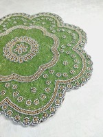 Design admirable HUSSAIN CRAFTS, chemin de table perlé de luxe, écologique, décoration de table de cuisine, fabriqué en Inde, prix de gros, pour la maison