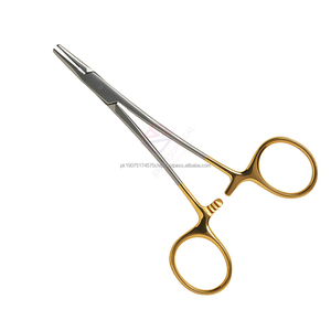 Portaagujas Manual Halsey de Acero Inoxidable Médico, Clase I, Ergonómico, Ligero, Instrumento de Sutura, Certificado CE ISO, OEM - Product Image 2
