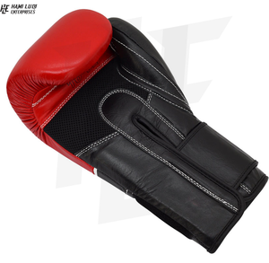 ถุงมือชกมวยไทยหนังวัวคุณภาพสูงออกแบบโลโก้ได้ตามต้องการพร้อมพิมพ์ลาย - Product Image 6