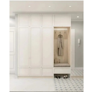 <b>Shoes</b> Storage <b>Cabinet</b> Combo Home Furniture French Style MDF PVC Panel Waterproof <b>Shoes</b> Wardrobes 5 Years Warranty Vietnam - Product Image 2