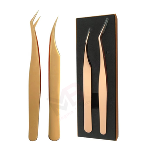 Pinzas Profesionales para Pestañas de Acero Inoxidable, Antiestáticas, Punta Fina, Logotipo Personalizado, Magma Beauty, Gran Venta 2026 - Product Image 2