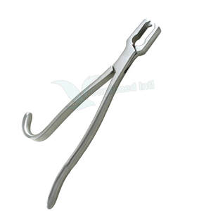 Abrazaderas de hueso Luer universales de acero inoxidable profesional Abrazaderas manuales rectas de calidad superior - Product Image 3