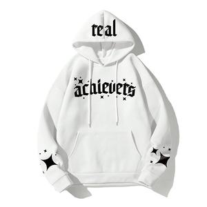 Sudadera con Capucha Unisex de Punto Grueso, Estilo Oversize, de Algodón, para Streetwear, con Logotipo Personalizado, para Hombre y Mujer, Sudaderas con Estampado - Product Image 1