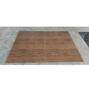 AZULEJOS DE CERÁMICA IMPRESOS DIGITALMENTE DE 60X60 CM AZULEJOS DE LUJO DE 600 MM X 600 MM AZULEJOS DE ALTA CALIDAD CON LOOK DE MADERA PARA PISOS - Product Image 3