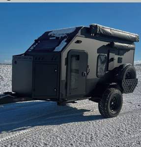 Compre fuera de la carretera Van Mini Camper Motorhome Remolque de viaje en forma de lágrima con baño Camping Estándares australianos Precio bajo. - Product Image 6