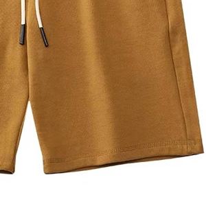Pantalones cortos de lana para hombre con logotipo personalizado, pantalones cortos de gimnasio, mezcla de algodón, ropa deportiva, pantalones cortos para hombre al por mayor de fábrica OEM - Product Image 4