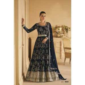 Nueva colección moderna de diseñador Exportación India Real Georgette Salwar Kameez con Dupatta con trabajo de bordado Proveedor mundial - Product Image 1