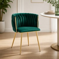 Chaise de salle à manger nordique en bois massif, siège rembourré, fauteuil avec pieds en métal, couleur personnalisée pour la maison, le restaurant, le café