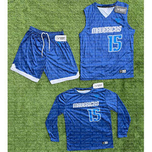 Uniformes de basket-ball personnalisables par sublimation - 100% polyester, séchage rapide et respirant, équipe et motifs personnalisés disponibles, meilleur prix - Product Image 1