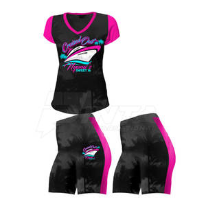 Nouvel arrivage d'uniformes de pom-pom girl pour adultes ensembles de sports de plein air respirants uniformes d'équipe - Product Image 2