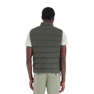 Vestes sans manches pour hommes, coupe ajustée, style streetwear, avec col et deux poches zippées, prix d'usine, vente en gros OEM, design tendance - Product Image 4