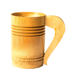 Jarra de cerveza de madera natural Venta directa de fábrica Ronda Grande Viking Bebiendo Cerveza y Tazas de vino Tazas en Bar Suministros Precio atractivo - Product Image 1