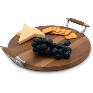 Planche à fromage en bois tendance avec poignée multi-usage nouveau parfait pour la maison et le restaurant ustensiles de cuisine en acier inoxydable en gros - Product Image 5