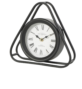 Horloge de bureau sur mesure pour la décoration intérieure Accessoires de table de style nordique Horloges Horloge de bureau et de table à cadre en métal - Product Image 2