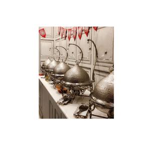 Réchaud en acier inoxydable avec options de contrôle de la température et double compartiment pour servir plusieurs plats chauds - Product Image 2