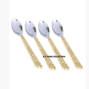 Stunning Gold Polished Stainless Steel Metal Cutlery Sets <b>Tabletop</b> Dinnerware Kitchen Restaurant Hotel Accessory - Product Image 5