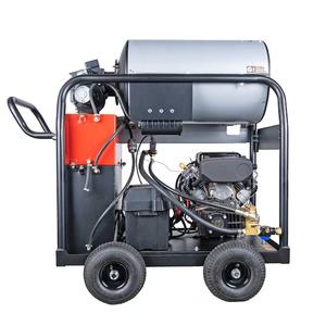 Ofertas Increíbles! Para BB65108 - Hidrolavadora de Agua Caliente de 4500 PSI y 4 GPM, Función de Vapor Saturado, Sistema de Limpieza Impulsado por Motor - Product Image 1