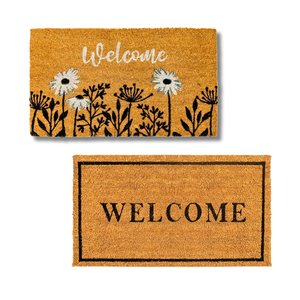 Alfombras personalizadas de coco de Vietnam, alfombras de bienvenida con PVC, hechas a mano con estilos únicos de Vietnam - Product Image 1