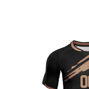 Último Modelo de Uniformes de Fútbol con Serigrafía, Conjuntos de Camisetas y Pantalones Cortos con Logotipo Personalizado, Unisex, 100% Poliéster, Impermeables, MOQ Bajo - Product Image 2