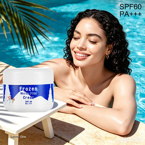 Crème Visage Blanche Congelée Marque Blanche : Estompe les Taches Brunes, Prévient les Coups <span class=keywords><strong>de</strong></span> <span class=keywords><strong>Soleil</strong></span>, Nourrit les Peaux Sèches – AHA, Alpha Arbutine, Vitamine C - Product Image 1