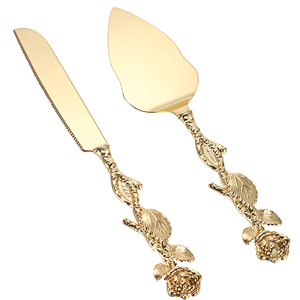 Juego de servidor de pastel de grabado personalizado Juego grabado de pastel de boda para fiestas de cumpleaños y eventos a precio mayorista de India - Product Image 6