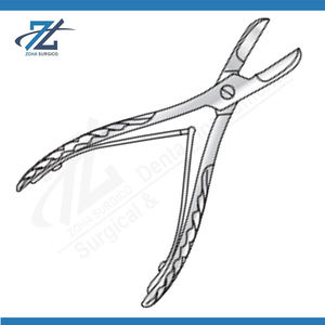 Pinza de Corte Óseo Liston con Junta Roscada, Acero Inoxidable, Mango Manual Acanalado, 150 mm de Largo, Instrumentos Quirúrgicos Rectos - Product Image 2