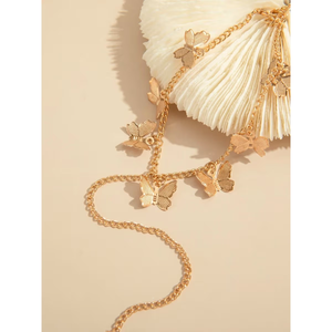 Cute Gold-Plated Butterfly Bracelet Made of Alloy Jewelry - Product Image 4