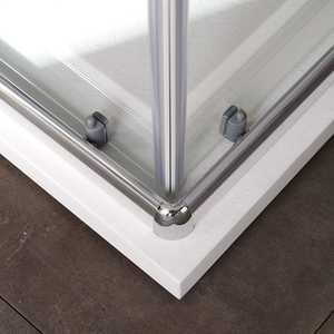 Box Doccia Lima in Vetro Temperato Trasparente 70X70 per Set Bagno - Product Image 4