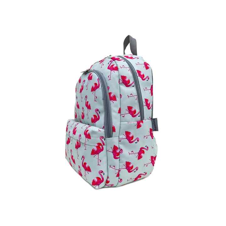 Superbag Girls Primary School Bag Flamingo Patterned Backpack, Lunch Box and Pen Holder Set of 3