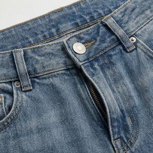 Nouveauté Pantalon en jean pour femmes Casual Lavé Vente en gros Coupe ajustée Prix Exportation orientée Qualité Pantalon de mode personnalisé - Product Image 4
