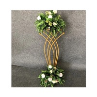 Support de plante en fil métallique chromé durable pour fleurs artificielles, offre un support ferme, design doux et subtil pour les jardins d'intérieur
