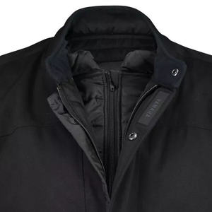 Urban Yamaha Scooter Long <b>Jacket</b> with <b>Mandarin</b> <b>Collar</b> for Autumn - Product Image 2